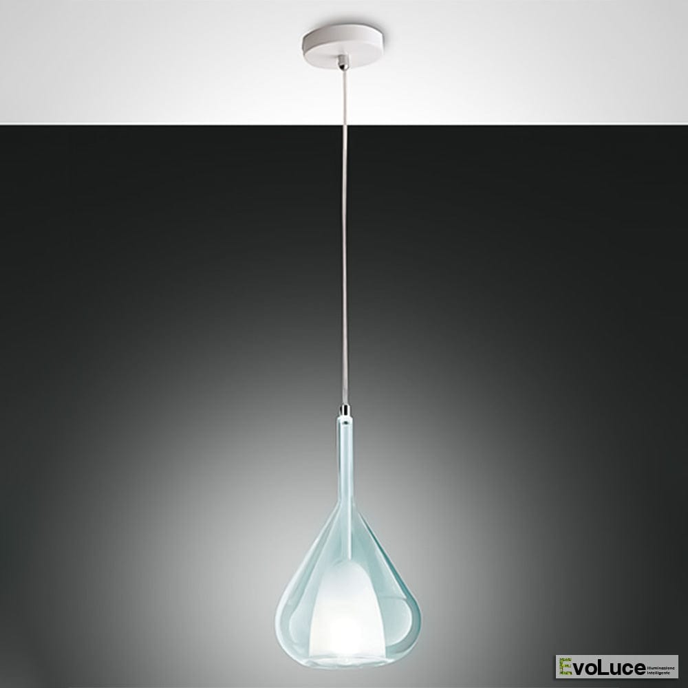 LILA 3 LINEARE by FABAS LUCE - Lampadario Luxury in vetro soffiato a mano MADE IN ITALY