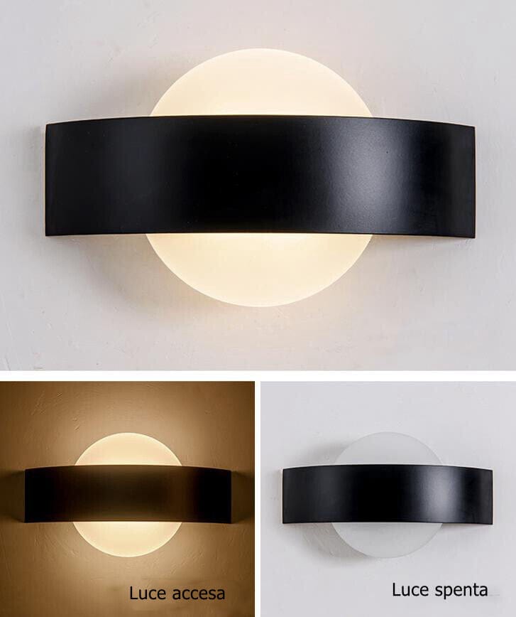 Lureshine Applique da Parete Interno 12W Moderno 29cm Bianco Caldo 3000K Applique LED da Parete Lureshine Applique da Parete Interno 12W Moderno 29cm Bianco Caldo 3000K Applique LED da Parete