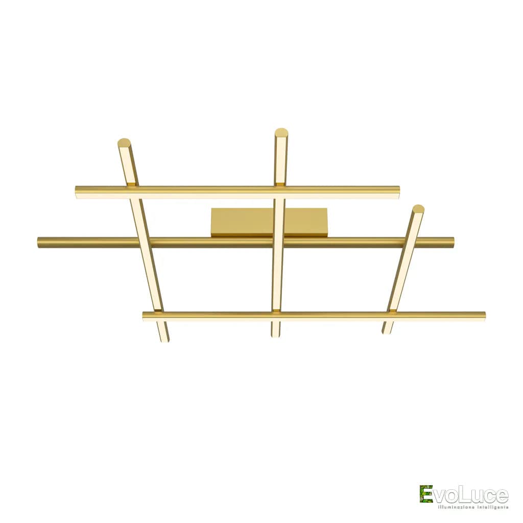 Oro temperatura 3000k RADIANCE PL - Lampada da Soffitto Luxury 50W