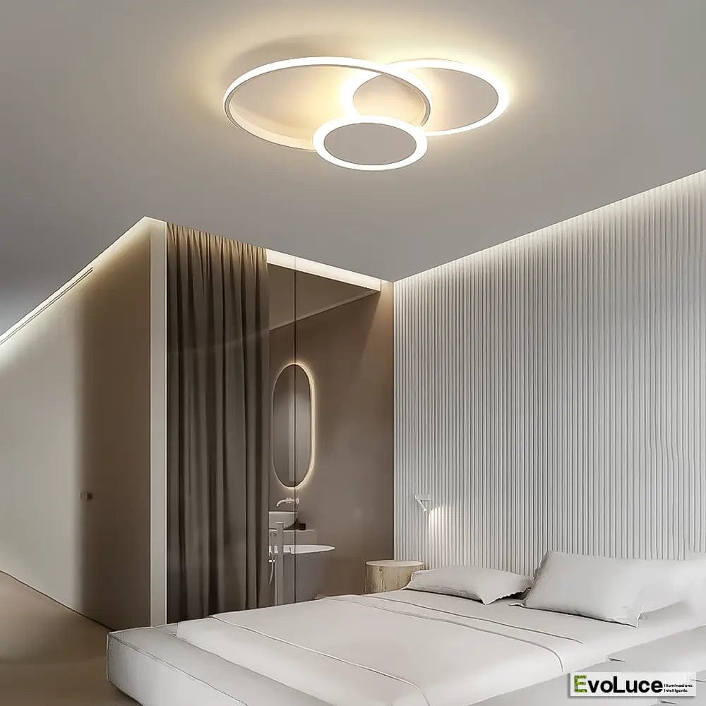"TRE" - Lampadario a soffitto Design Nordic 37w